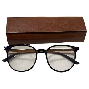 
2024 Autumn and Winter New Korean Ultra-Light Glasses Frames Internet Celebrities Without Makeup for Big Faces and Round Faces Versatile Brown Glasses Frames
