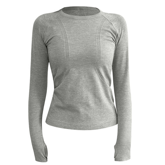 
Blue Xiaoke Blue yoga clothes quick-drying slimming fitness clothes for yoga long-sleeved tops running sports T-shirts