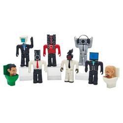 Movable Monitor Man Vs. Toilet Man Titan Tv Man Toy Figure Building Block Doll Ornament Doll And Vs