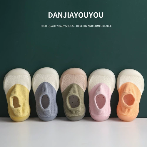 Детские нескользящие кроссовки для раннего возраста, зимние гетры, 10 мес., мягкая подошва, осенние