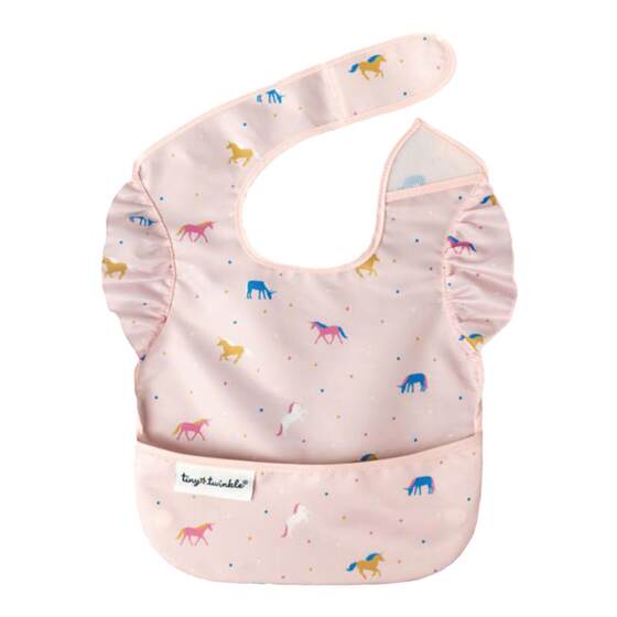 
[Free with purchase] TT bib tiny twinkle imported from the United States, children's eating pocket, baby waterproof bib for daddy