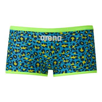 Xu Jiayu's same style arena men's fitness high-crotch boxer swimming trunks low-elastic professional competition swimsuit