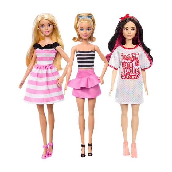 Barbie Fashionista 65th Anniversary Simple Girl Toy Princess Dress Up Play Girl Gift