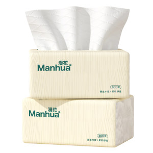Manhuali Huamu series large pack of thickened paper towels, full box of paper towels, restaurant toilet paper, hotel toilet paper, toilet paper