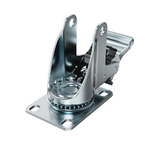 
3/4/5 inch universal wheel bracket thickened castor directional universal with brake frame wheel base support tripod