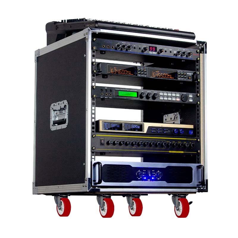 Xia hu Professional Amplifier Cabinet - 10U/12U/16U Aluminum Audio Rack