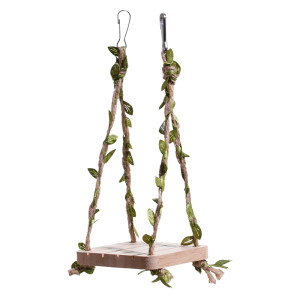 
Parrot toys swing bird toys to relieve boredom and self-exciting tiger bark peony special supplies climbing and gnawing cage interior decoration