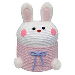 Cute rabbit storage ornaments gift snacks miscellaneous basket