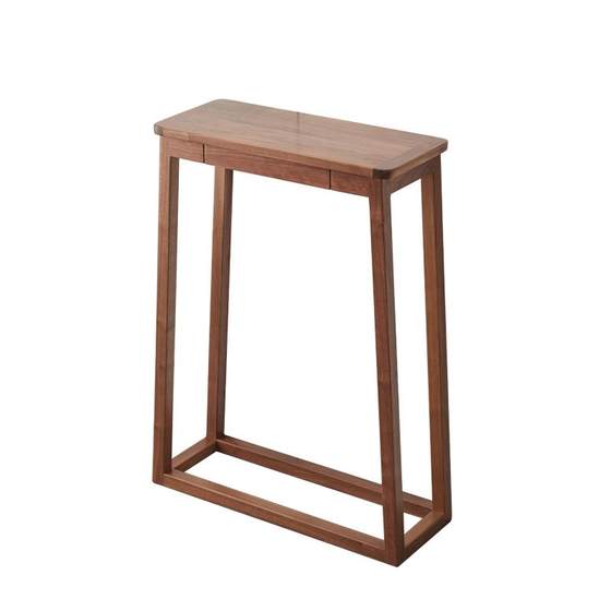 [Fan Yin Table] Black walnut entrance table mortise and tenon original solid wood new Chinese style Nordic extremely narrow tribute table corner strip table
