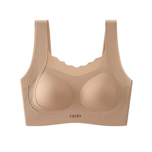 
Girls' liquid foundation invisible underwear for teenage students, junior high school students, developmental period girls' vest bra, high school seamless