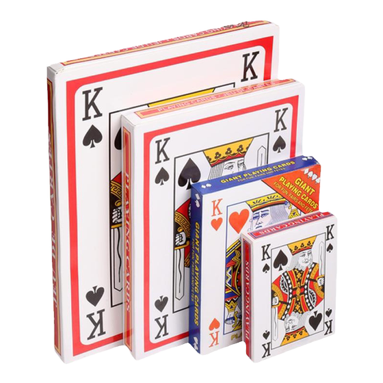 Extra large playing cards, large size, large size, children's board game, giant wedding and bride collection, big characters, card
