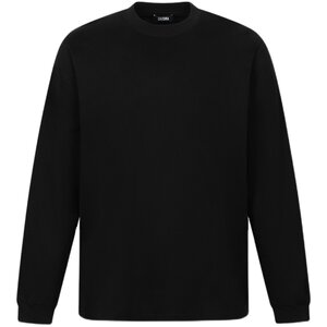 
LEZORA American-made supima pima cotton, base base keel line, special round neck long sleeve T-shirt for men