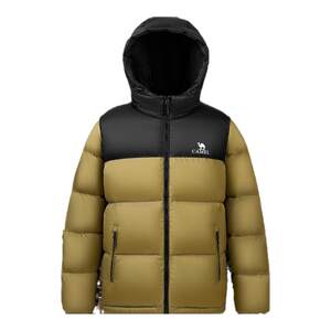 
Camel Volcano 1.0 down jacket for men and women short autumn and winter 2025 new hooded thickened cold-proof bread jacket jacket