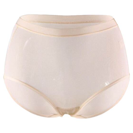 Jinsanta silk high waist antibacterial underwear for women 100% mulberry silk skin-friendly easy to wash and dry solid color breathable briefs