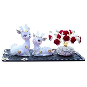 
Car interior decorations, safe journey, deer car decorations, 2026 new car high-end goddess center console car decorations