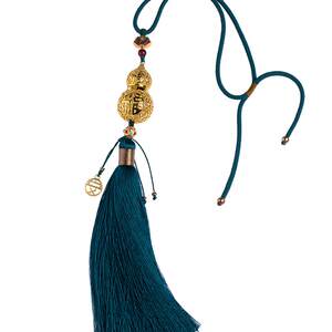 
Ping An gourd cinnabar car pendant car pendant rear view mirror car aromatherapy senior men's pendant new style