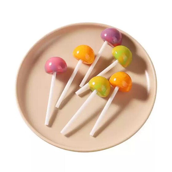 
German-style juice lollipop double-spoke flavor rewards students share candy children's casual snack bags