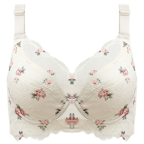 
Large size underwear for women with soft steel rings gathered together with breasts to prevent sagging large breasts to show small breasts fat mm thin upper bra