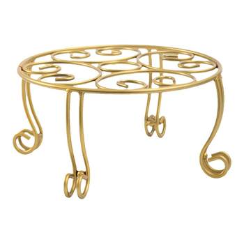 Simple modern metal iron flower stand flower pot tray rack