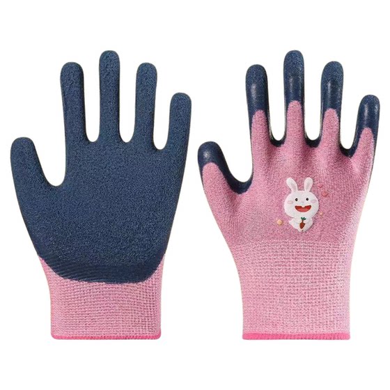 Children rush to the sea gloves to the seaside to play feeding pets with children, bite crab protection anti -tasting and cutting
