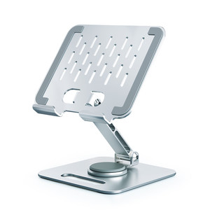 Tablet bracket mobile phone iPad special desktop increase heat dissipation support frame all -metal machinery 360 -degree rotation frame with cooling cooling artifact to eat chicken game bedside multifunctional lazy rack
