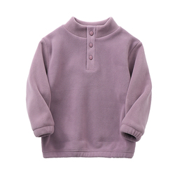 Children's Sweatshirts Thickened Polar Fleece Tops For Boys And Girls, Autumn And Winter Warm Fleece Jackets, Baby Versatile Outerwear