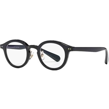 Jins eyes contain lens retro round frame Eyes, high -visual mirrors can be equipped with blue light lens LRF24S018