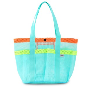 South Korea XBLUE multi -pocket capacity Big swimming bag fragrance network pocket beach swimming storage net bag