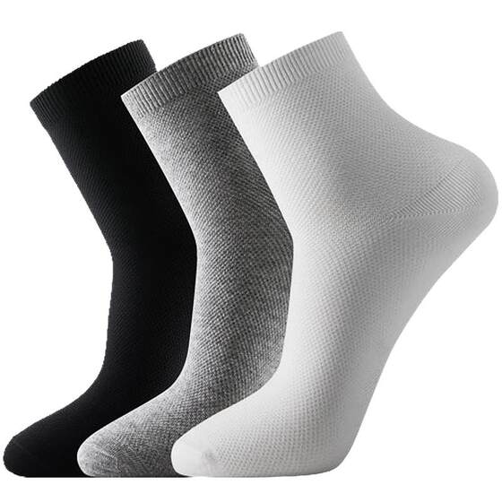 
Hualijia deodorant essential oil socks for men, breathable mid-calf business socks, antibacterial summer socks, sports ball-proof cotton socks for women
