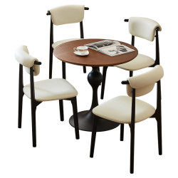 [Walnut Solid Wood Dining Table and Chair] Five-year Warranty