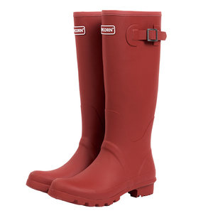 
Joycorn plus rain boots for women's classic Wellington rain boots waterproof outdoor rubber shoes non-slip high tube knight boots
