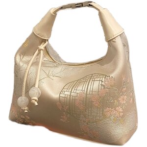 
Hand-carrying new Chinese style national style underarm bag for women 2026 summer embroidery niche high-end one-shoulder cross-body bag for women