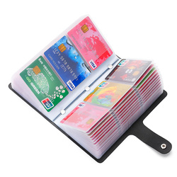 Card Holder For Men And Women Business Large-capacity Multi-card Slot Business Card Bag Anti-degaussing Card Bag Storage 96 Card Slots
