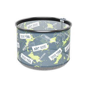 
Jiayu Ni brush net head without hooking can be folded ultra-light large black pit competition fishing fish net bag integrated molding