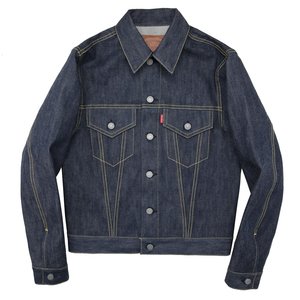 Red Wind Type3 Primary Color Retro Denim jacket lvc557 tannin denim outside male short locomotive denim jacket