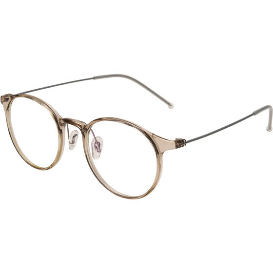 
Korean cold brown anti-blue light myopia glasses women can be equipped with degree lenses, eye protection, eye frame, small face