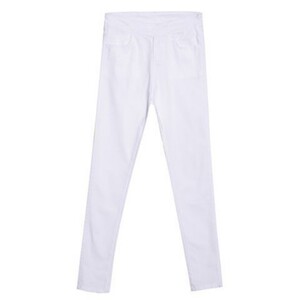 
Small cropped pants for women wearing summer thin leggings 2025 new small foot pencil pants white cropped pants