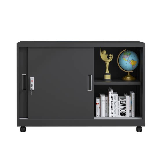 
Password iron file cabinet low cabinet office mobile drawer drawer storage cabinet table side movable cabinet