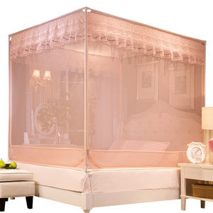 
Children's Anti-fall Mosquito Net Home Bedroom Zipper Full Bottom Baby Prevents Falling Out of Bed Full Cover Sheet 2025 New Style