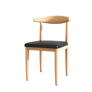 Dining chair dormitory chair Learning desk stool home imitation solid wooden corner chair back chair modern minimalist dining table and chair
