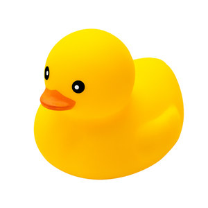 Baby bath toy, duckling duck, children's swimming pool drama, squeeze the sound net red duckling male girl baby baby