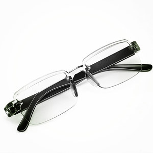 Japanese crystal lens anti -blue light old flower mirror men HD high -definition, nearly dual -use fashion ultra -light elder old light glasses girl