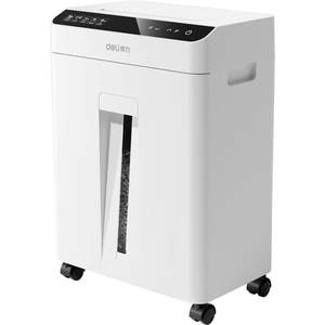 Deli fully automatic paper shredder office G4 automatic paper feed shredder dedicated G3 large automatic paper feed document shredder information level 5 confidential low noise commercial household large capacity paper shredder

