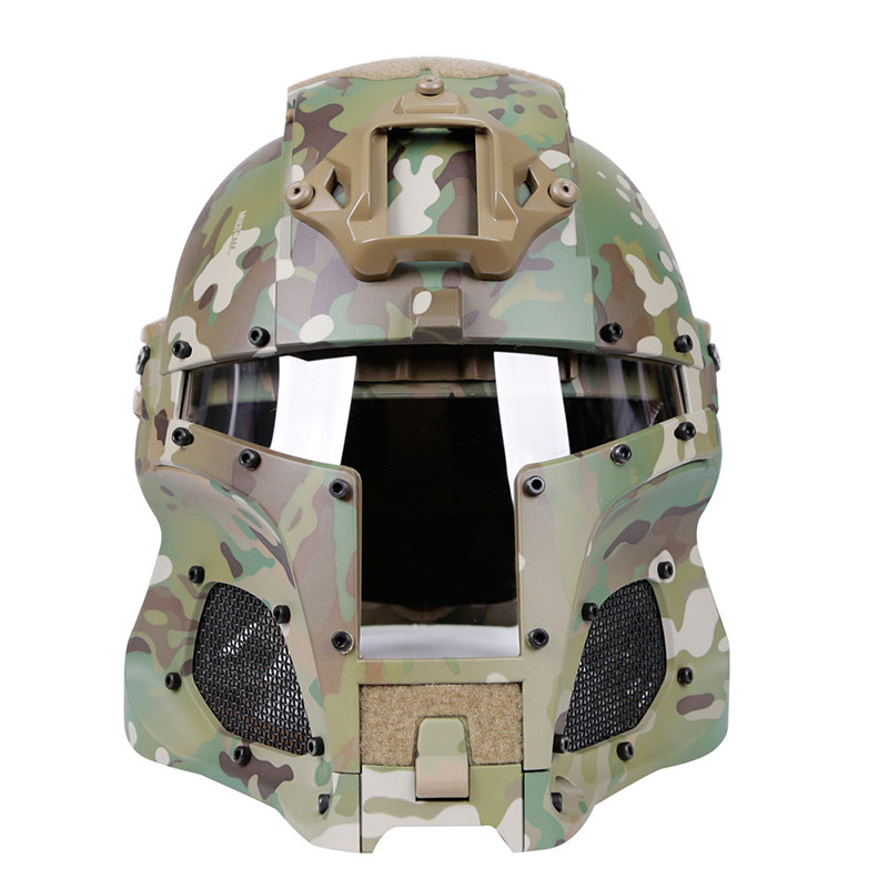Casque Tactique De Protection Pour Combat Airsoft Paintball SWAT