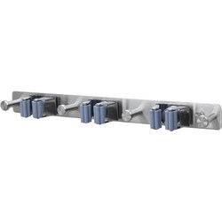 Stainless Steel Brushed Cover No-Punch Adhesive Wall Mount