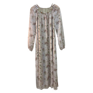 
[Homemade] Large size fat mm new Chinese style lazy style loose floral dress + Zen sweater 200*0.5kg spring