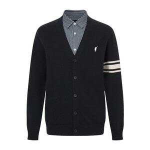 
POLOWALK men's sweater 2026 spring new Korean style fake two-piece V-neck inner knitted cardigan top
