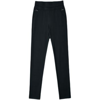 2025 new elastic high waist straight-leg mother pants
