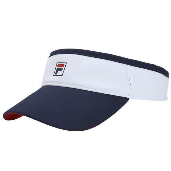 FILA Couple Style Empty Top Summer Outdoor Sun Protection Tennis Visor Hat Breathable Lightweight Sports Hat