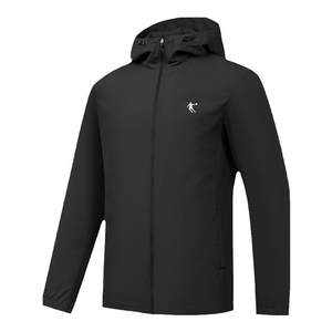 
Jordan Outdoor Woven Windbreaker Men's 2025 Winter New Men's Single Layer Windproof Cycling Charge Hooded Jacket for Men